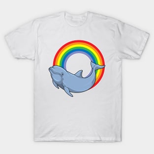 Dolphin with Rainbow T-Shirt